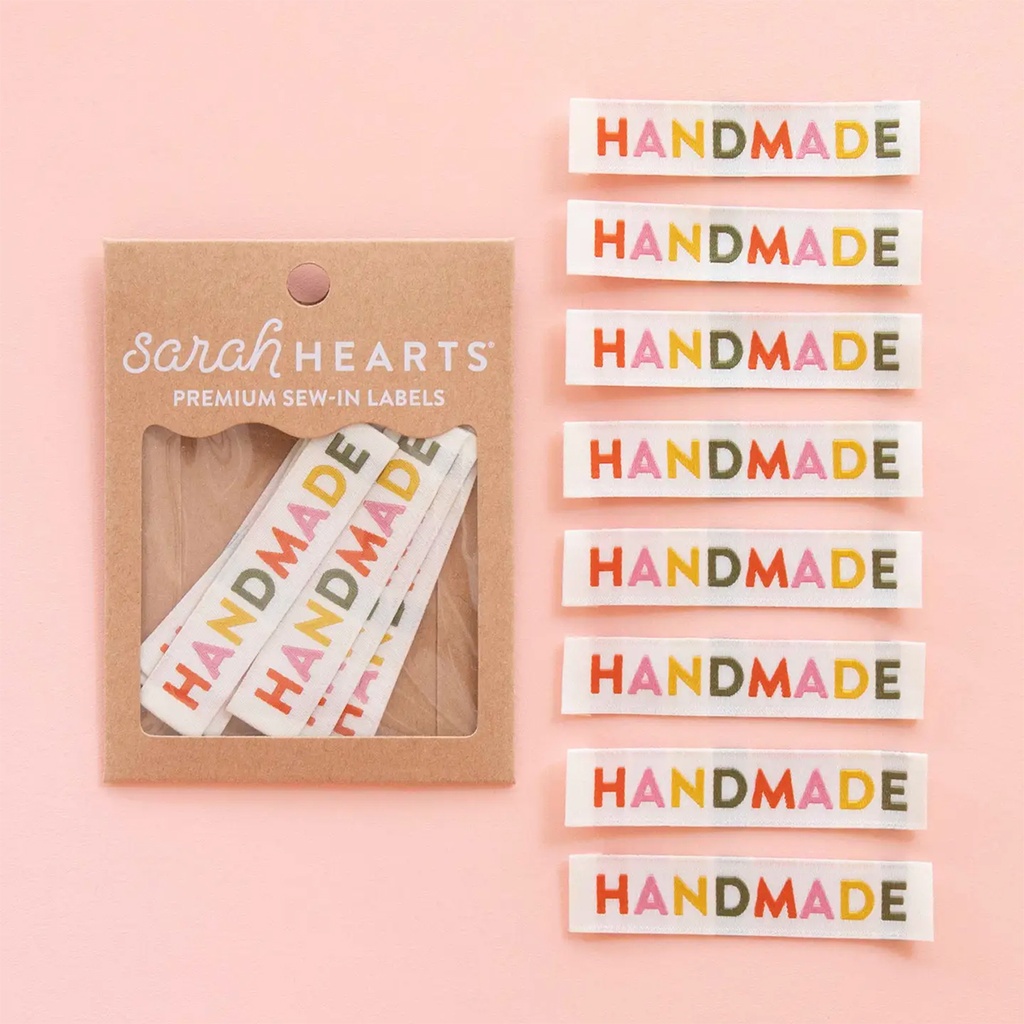 Houseplants Multipack Sewing Woven Labels, 8pk