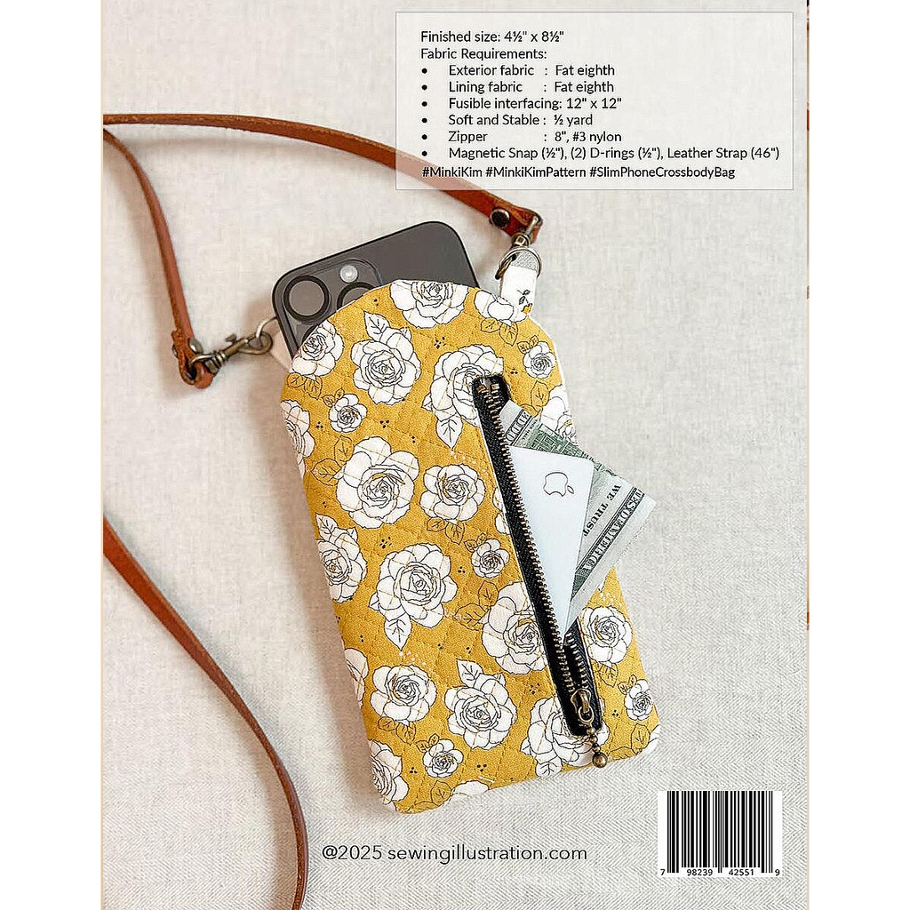 Slim Phone Crossbody Bag Pattern