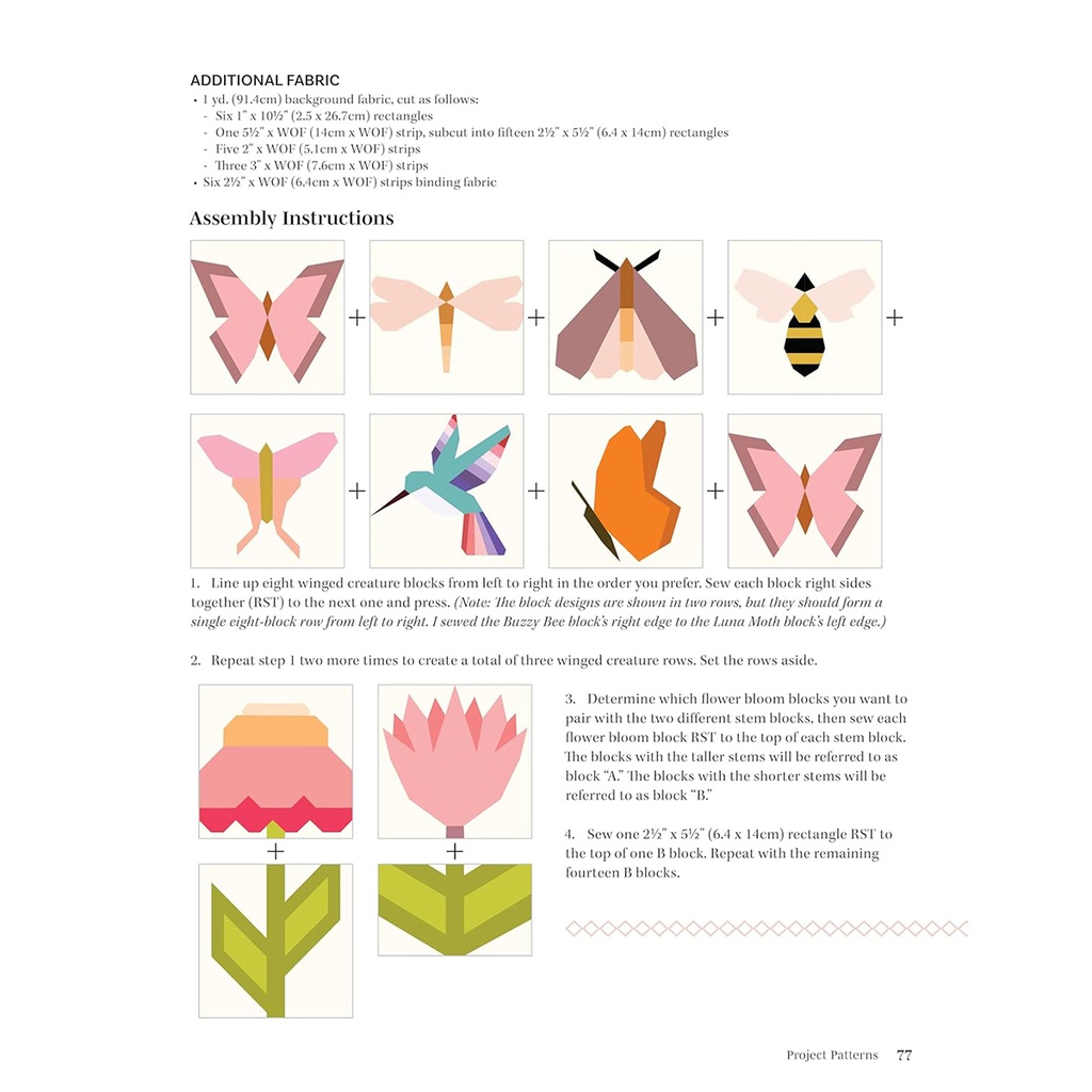 Wonderful World of Paper-Pieced Quilt Blocks Book