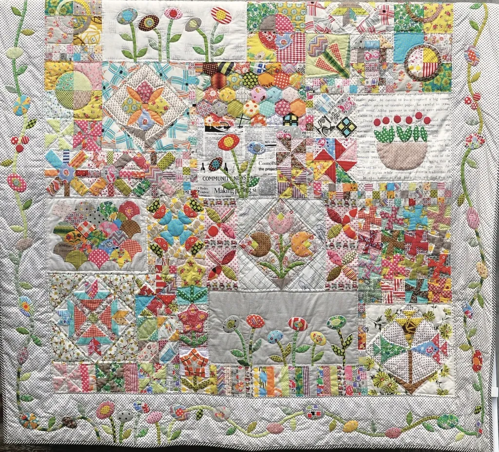 [KTJK-QT03] Green Tea & Sweet Beans Quilt Kit.webp