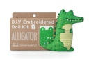 ALLIGATOR - EMBROIDERY DOLL KIT