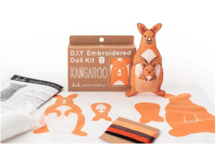 KANGAROO - EMBROIDERY DOLL KIT