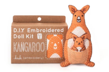 KANGAROO - EMBROIDERY DOLL KIT