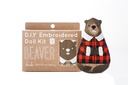 BEAVER- EMBROIDERY DOLL KIT