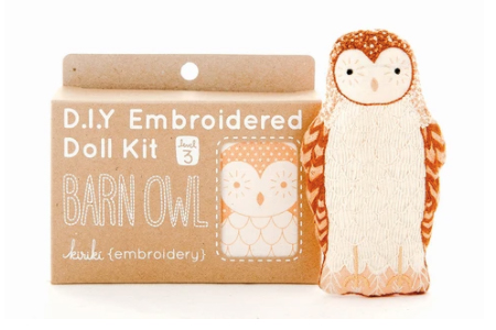 BARN OWL - EMBROIDERY DOLL KIT