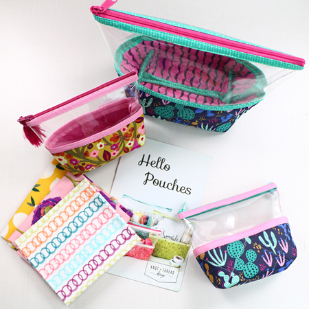 HELLO POUCHES PATTERN