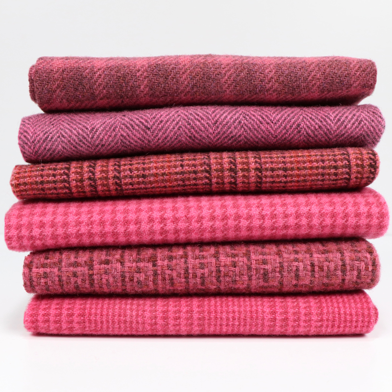 Textural Wool Bundle - Cherry Blossom