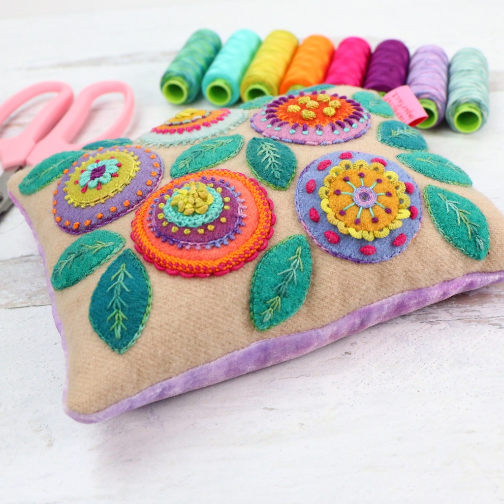 Pansy Pincushion