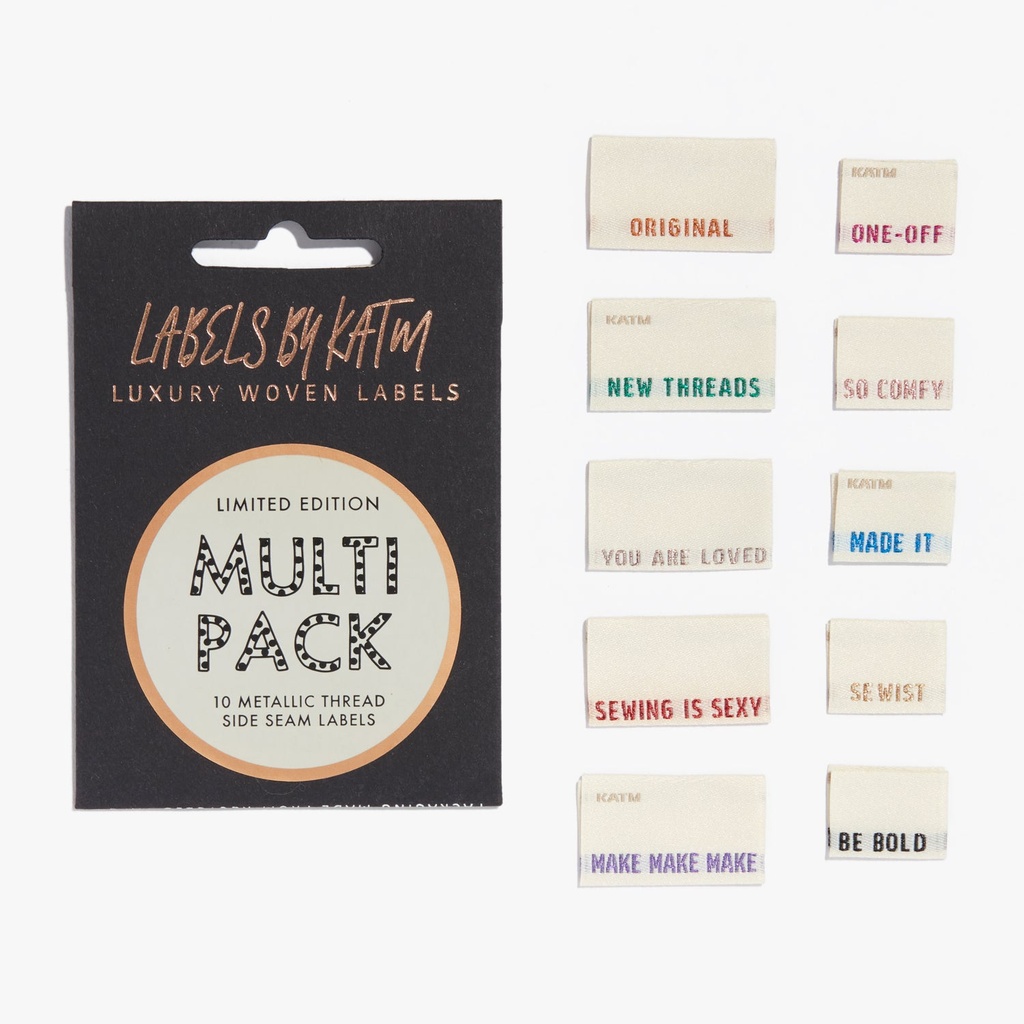 Limited Edition Metallic Multi Pack Labels, 10pk