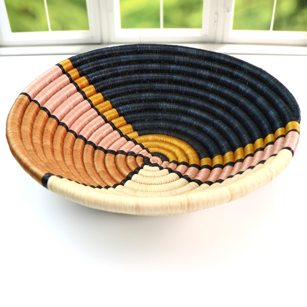 Stained Glass Plateau Basket