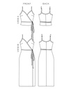 CALVIN WRAP DRESS PATTERN - TRUE BIAS