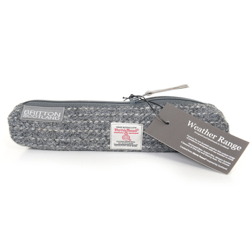 Harris Tweed, Horizontal Rain, Pencil Case