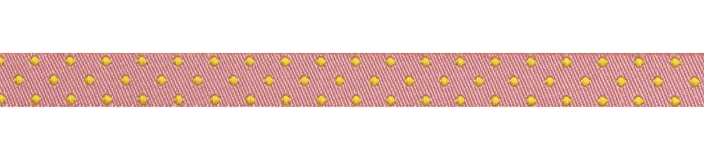 Ribbon Yardage - Reversible Dots Flare
