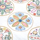 Belgian Linen Embroidery Panel
