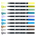 Landscape, 10pk Dual Brush Pen Art Markers