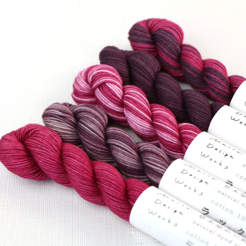 Beetroot - Plant Dyed Sashiko Thread Pack