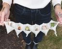 Linen Accordion Pouch