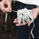 Linen Accordion Pouch