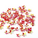 10mm Daisy Sequins, Red with Green & Gold Lights
