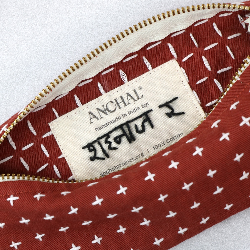 Anchal Project Cross-Stitch Pencil Case - RISD Store