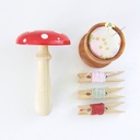 LARGE, HANDMADE DARNING MUSHROOM