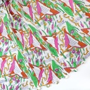 Day 11 - 'Kingfisher', Indian Block Printed Cotton Scarf