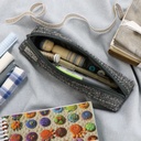 Day 2 - Harris Tweed, Horizontal Rain, Pencil Case