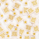 "Made With Joy" Sewing Woven Labels, 8pk