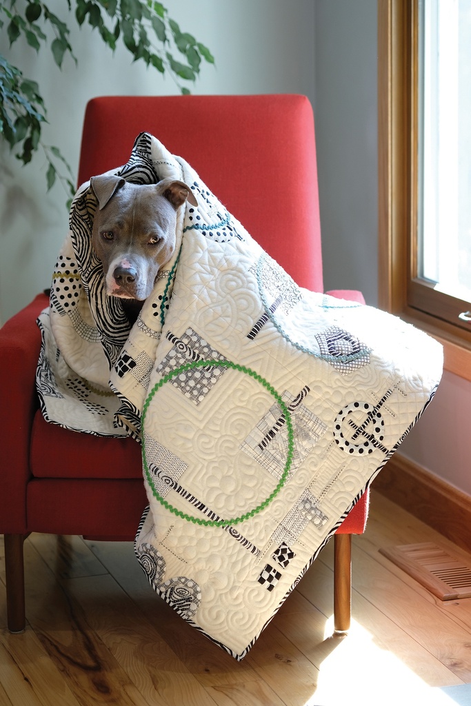 Of a Feather Geometric Throw
