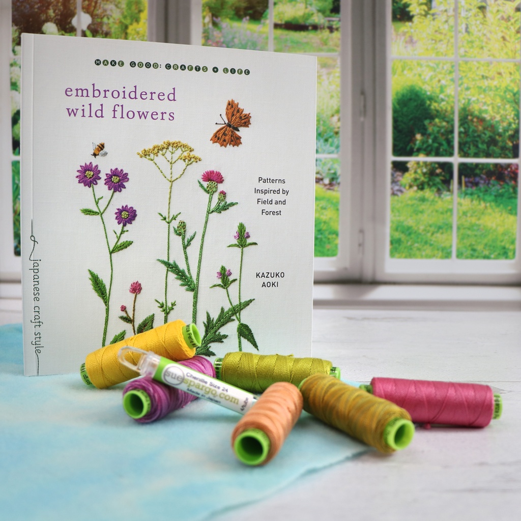 Embroidered Wild Flowers Book