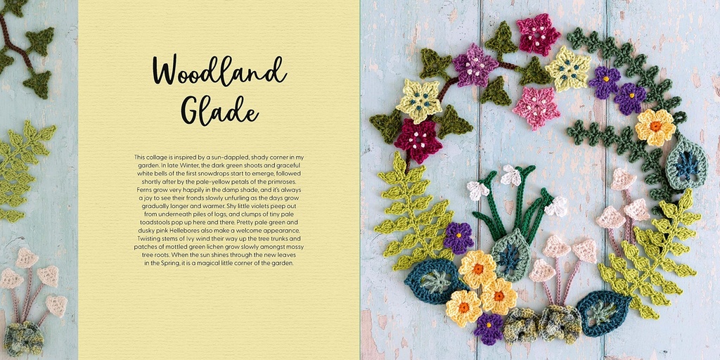 Crochet Collage Garden Book