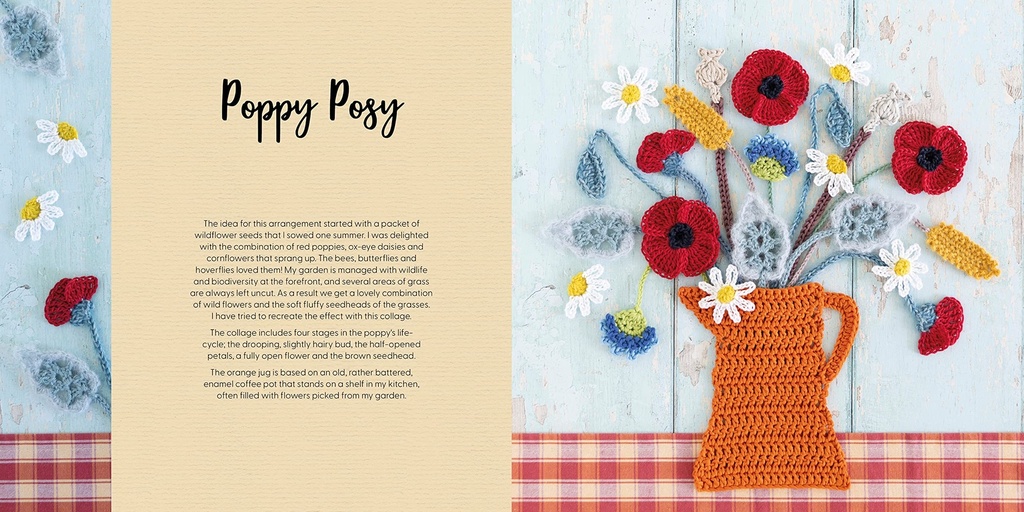 Crochet Collage Garden Book