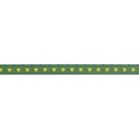 Ribbon Yardage - Yellow Tortoise Dots on Green