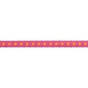 Ribbon Yardage - Gold Tortoise Dots on Pink