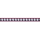 Ribbon Yardage - Diamond with Pink Edge