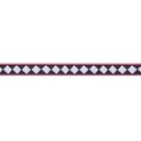 Ribbon Yardage - Diamond with Pink Edge