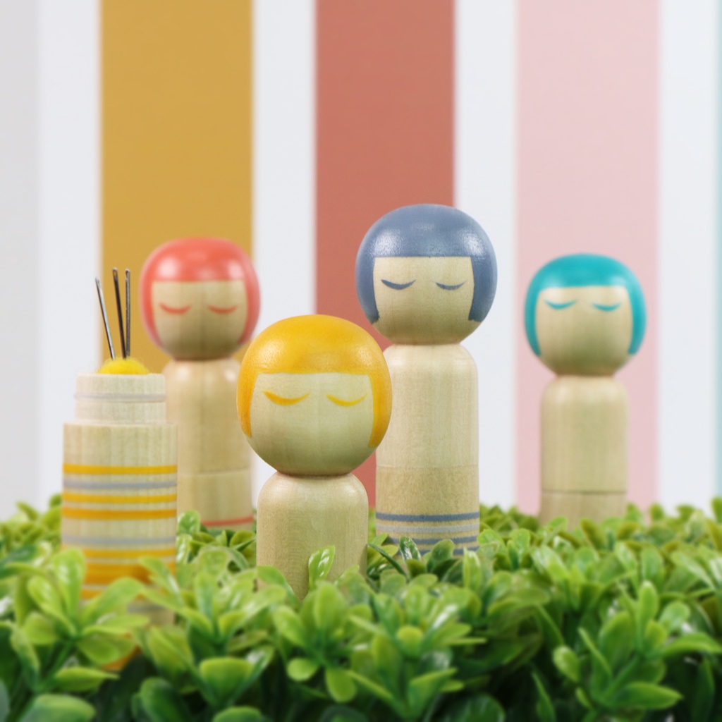 Kokeshi Doll Pincushion