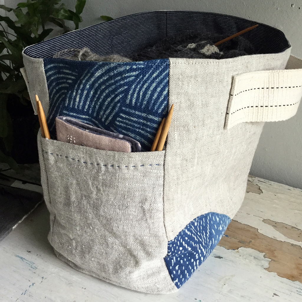 Side Handle Gusset Tote Pattern