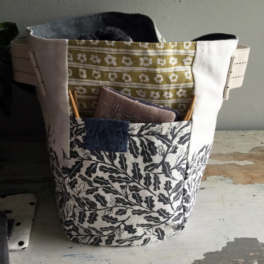 Side Handle Gusset Tote Pattern