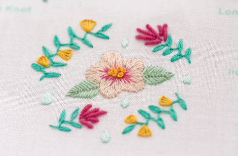 SPRING STITCH SAMPLER