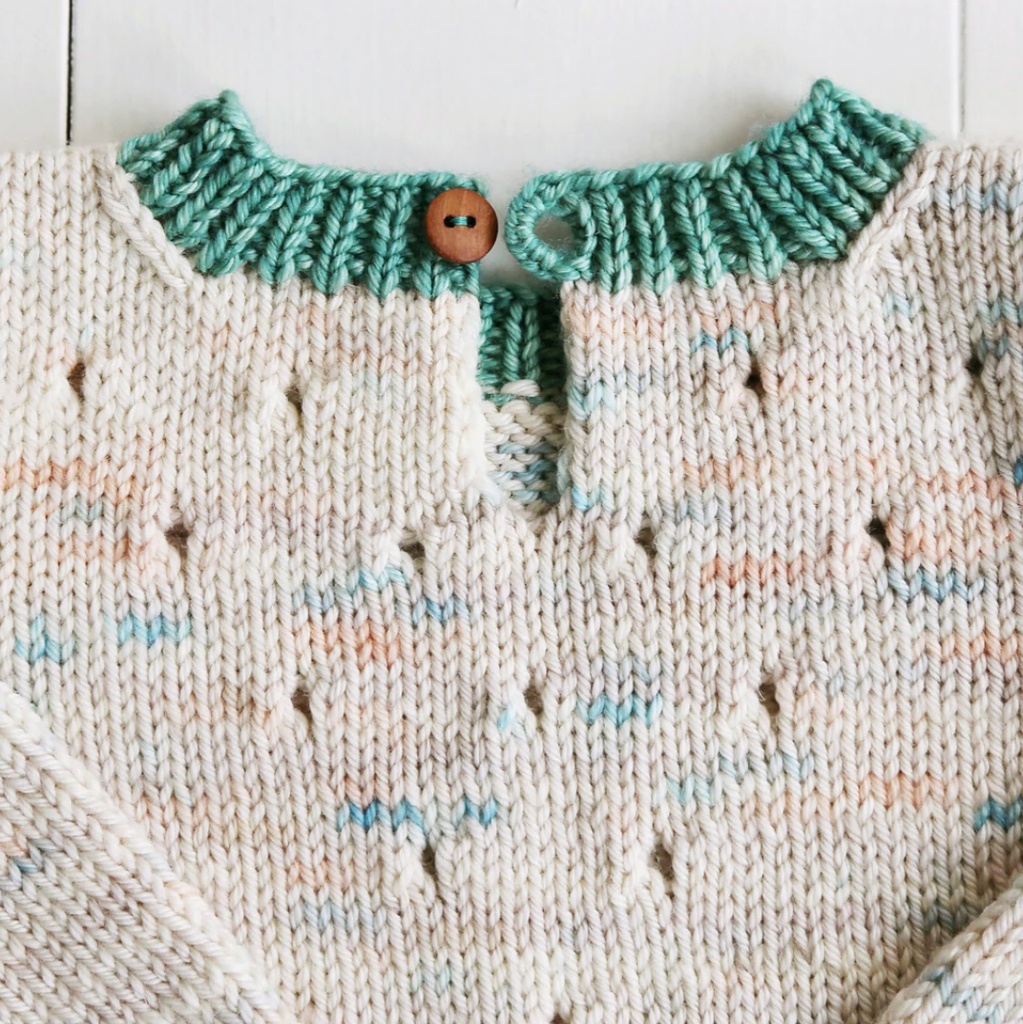 BABY + TODDLER IRIS PULLOVER KNITTING PATTERN