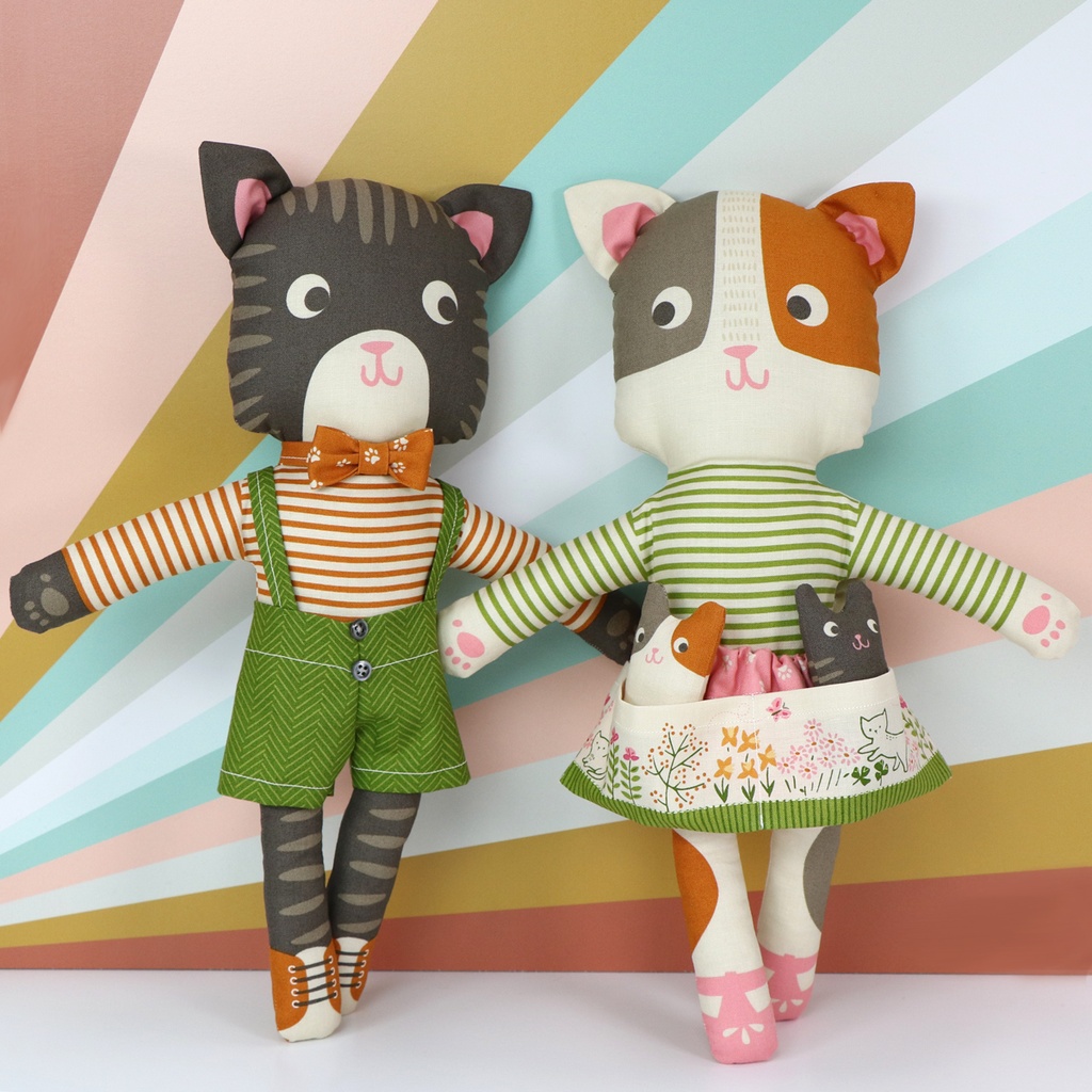 Here Kitty Kitty Cut & Sew Panel, #20836