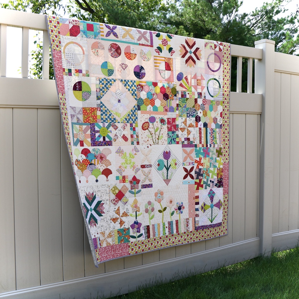 You'll Go Gaga Full Quilt Kit by Bean Counter Quilts, LLC