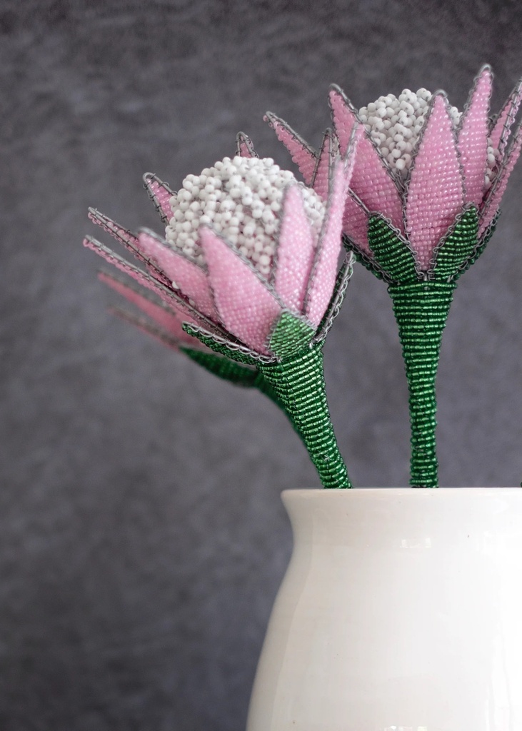 Beaded Protea Flower