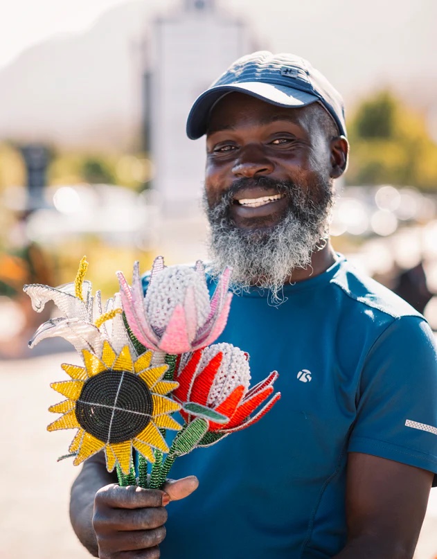 Beaded Sunflower