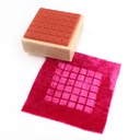 Checks & Squares Rubber Stamp