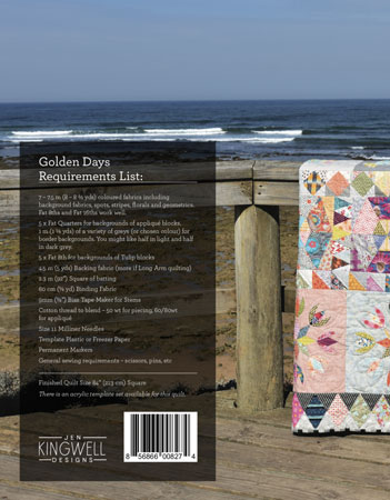 JEN KINGWELL DESIGNS GOLDEN DAYS PATTERN BOOK