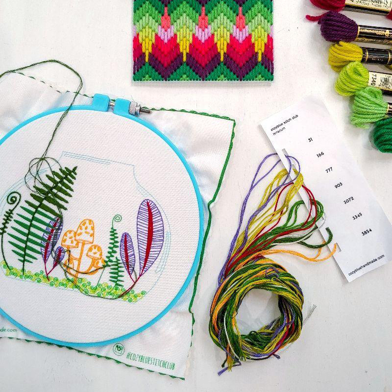 TERRARIUM - EMBROIDERY  KIT