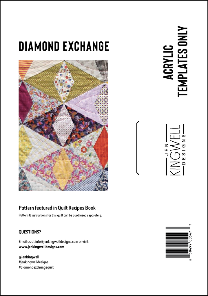 JEN KINGWELL DESIGNS ACRYLIC TEMPLATE DIAMOND EXCHANGE