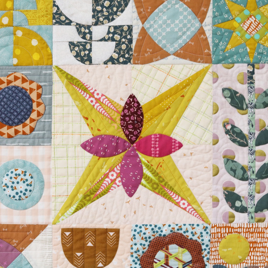 Pre-Sale: Caution! Curves Ahead Quilt Kit - Coastal